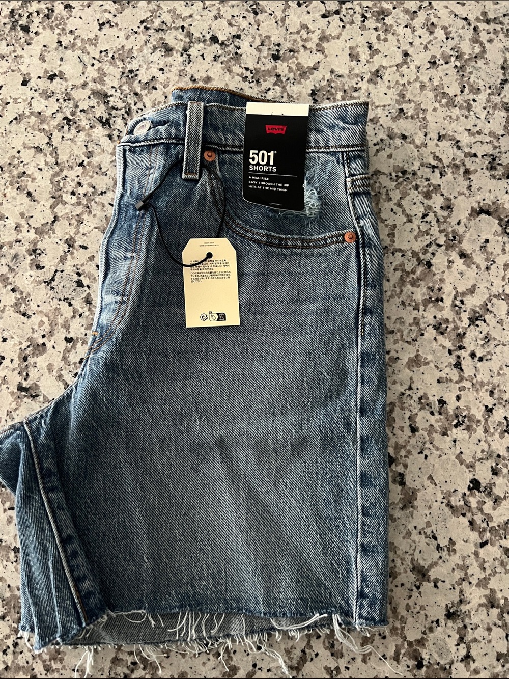 Levi's 501 Mid Thigh Women’s Shorts -New With Tags